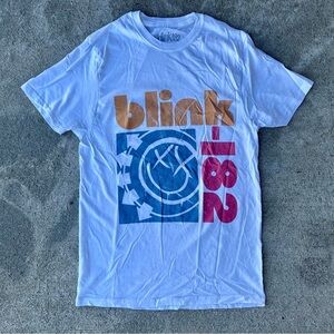 Blink-182 White Graphic Tee
